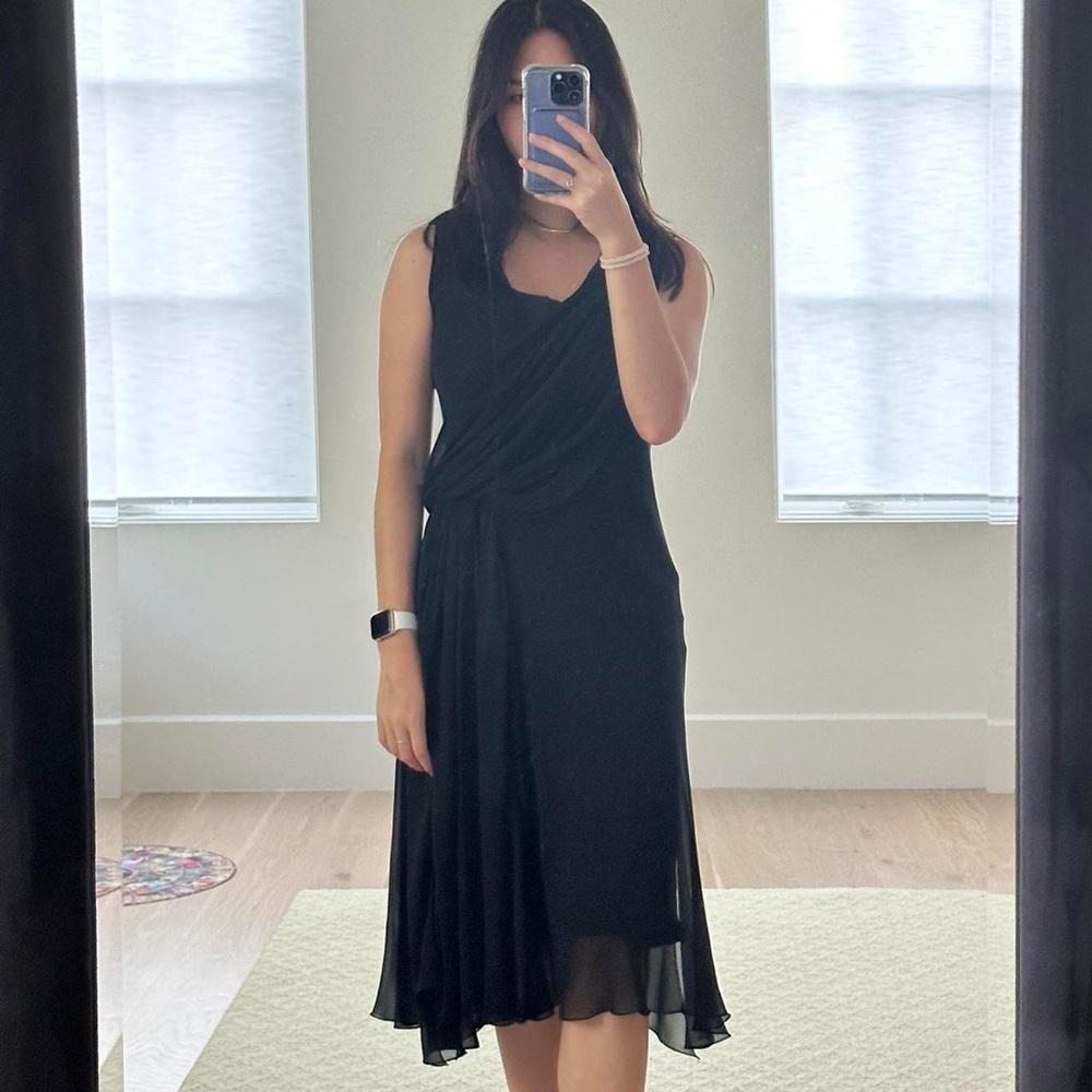 100% SILK vintage max studio dress